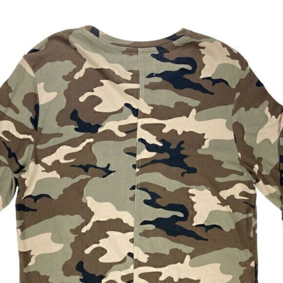 PacSun Camo T Shirt Mens Size Small Longer Fit Long Sleeve Crew Neck Pull Over - Picture 5 of 14